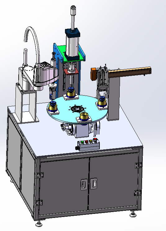 分割器浮动平台压装sw21可编辑